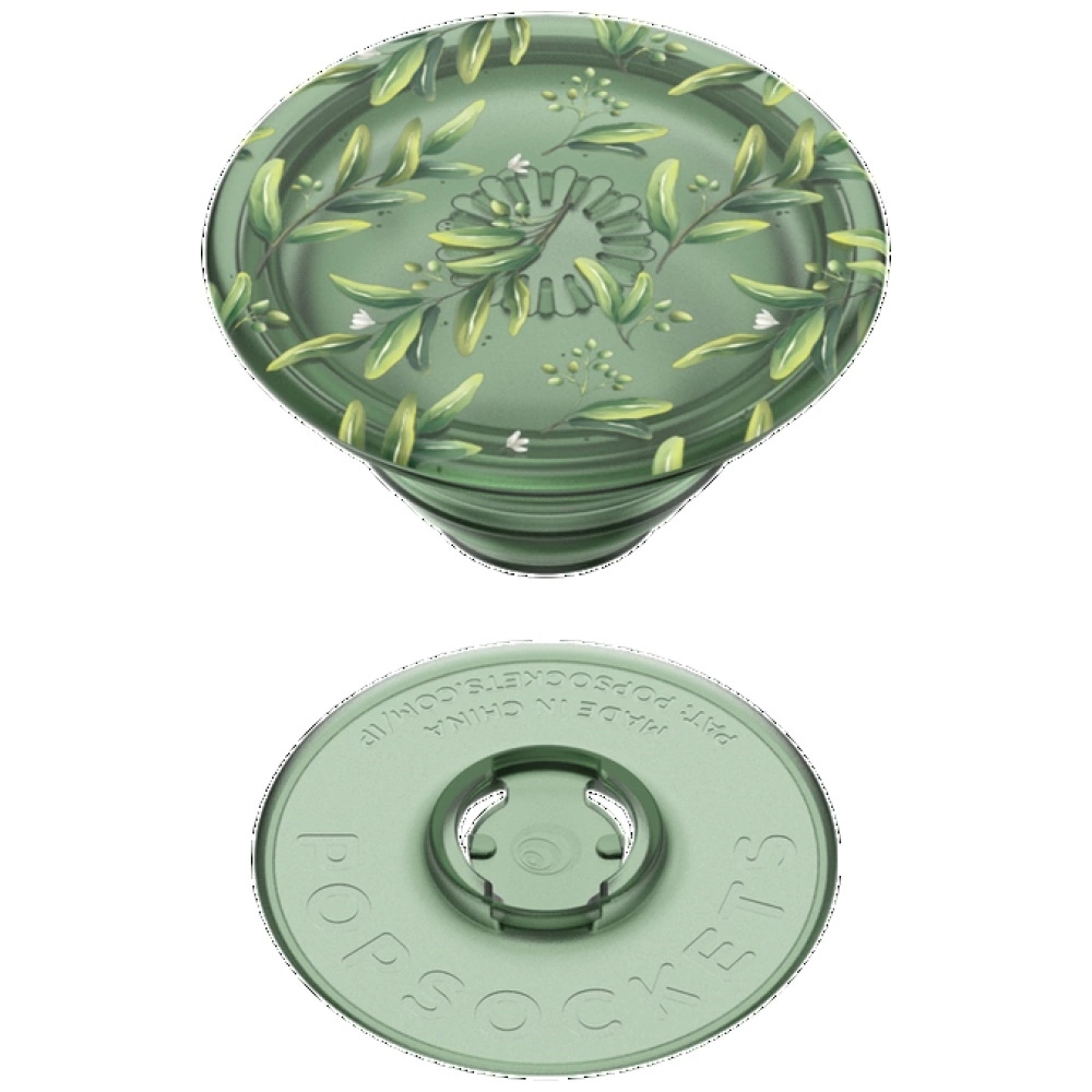 Grip and stand for phone Popsockets PlantCore Grip Olive žalios spalvos 807373