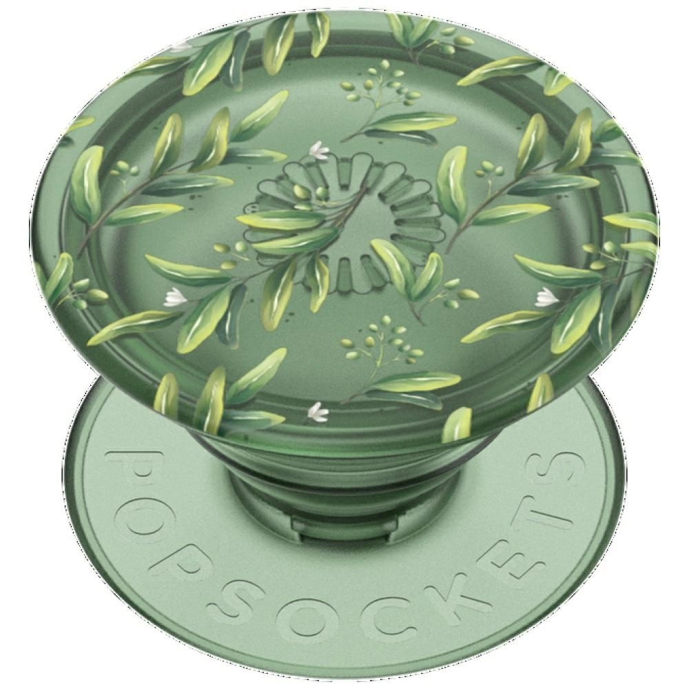 Grip and stand for phone Popsockets PlantCore Grip Olive žalios spalvos 807373