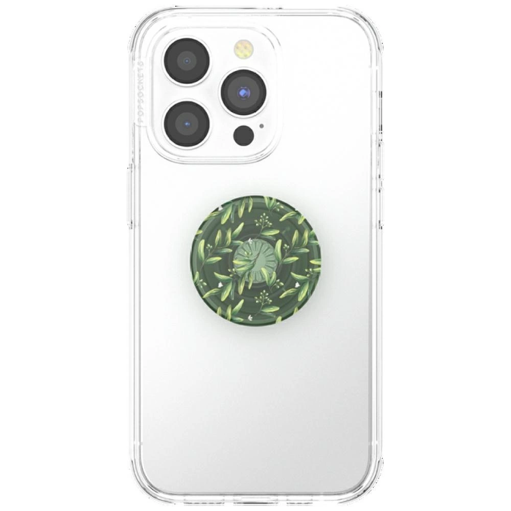 Grip and stand for phone Popsockets PlantCore Grip Olive žalios spalvos 807373