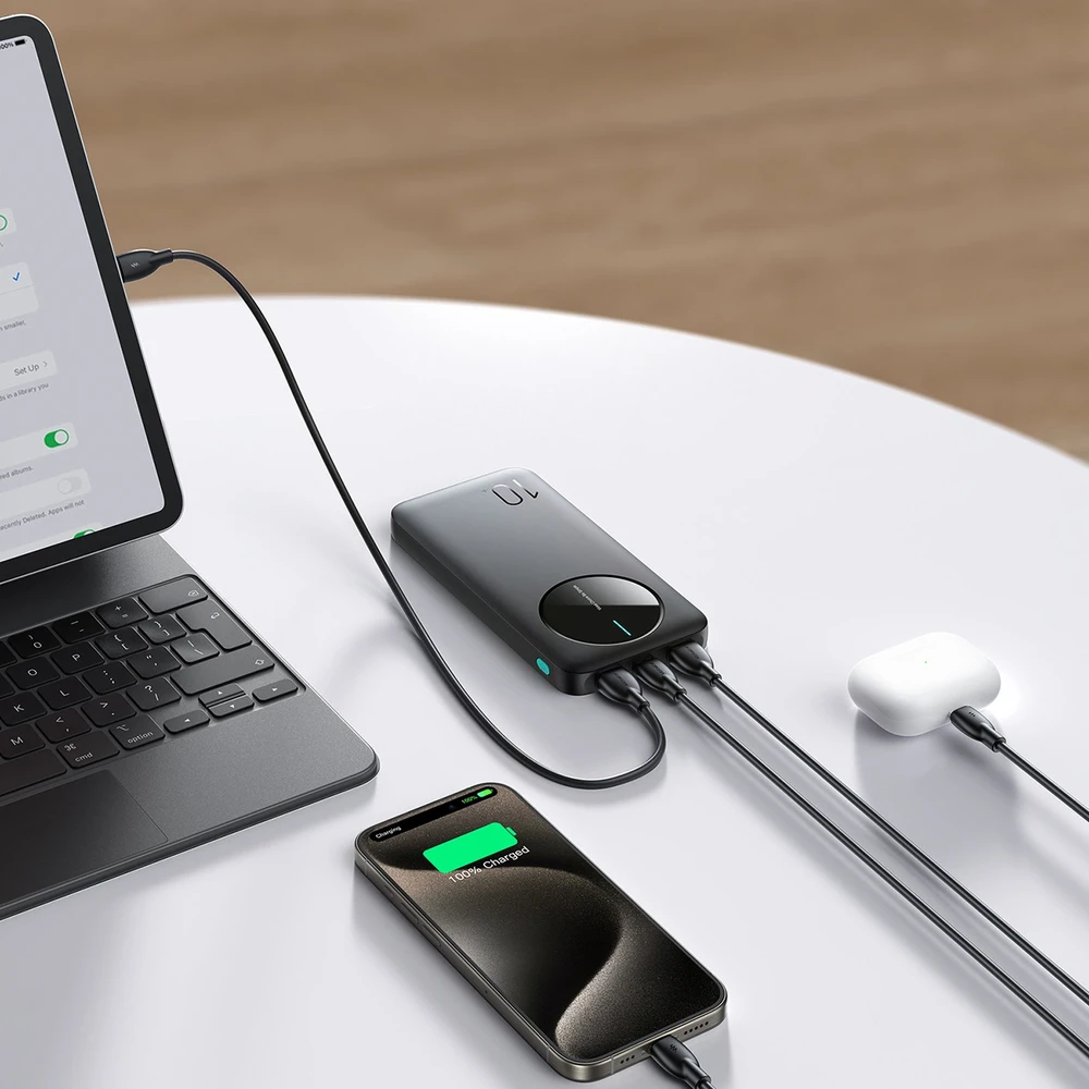 Išorinė baterija Power Bank Joyroom JR-PBF12 10000mAh juoda