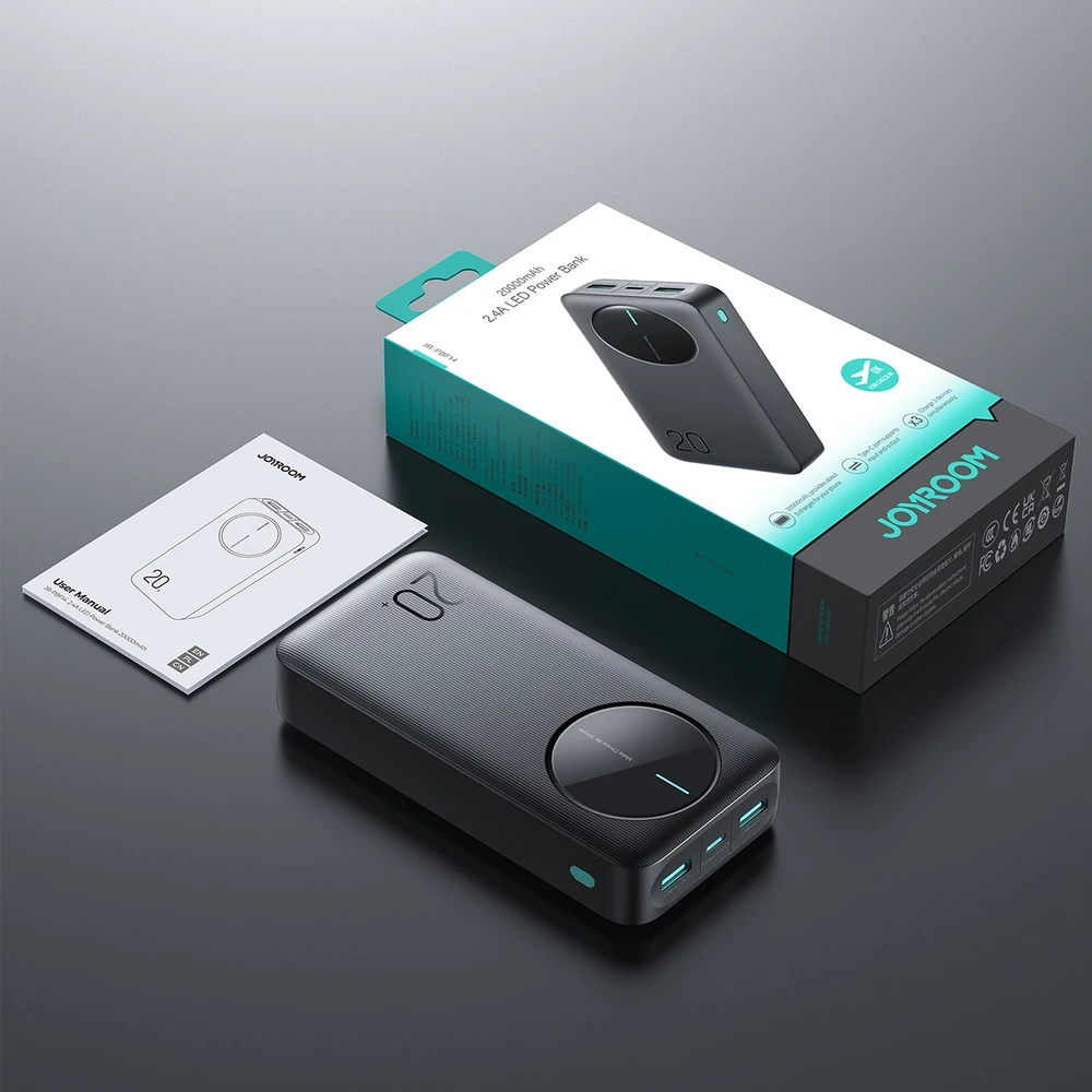 Išorinė baterija Power Bank Joyroom JR-PBF14 20000mAh juoda