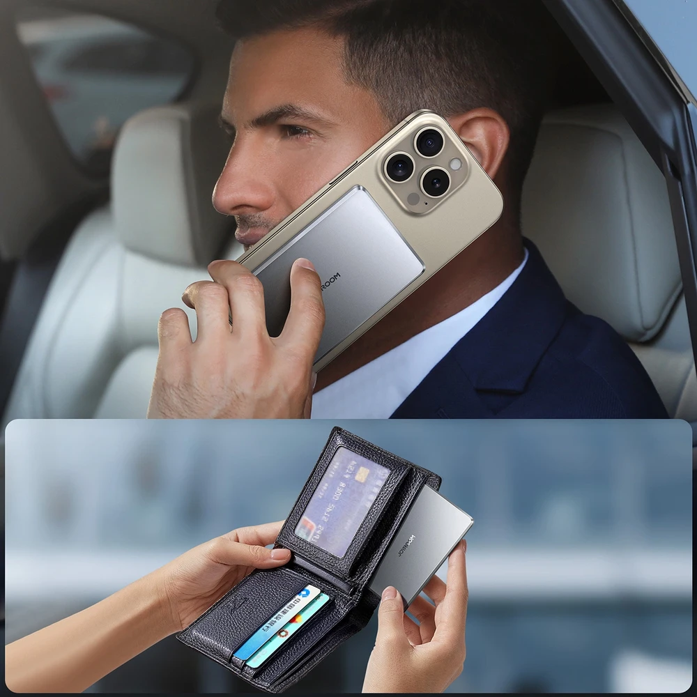 Powerbank Joyroom JR-PBM08 5000mAh 20W su belaidžiu įkrovimu – pilkos spalvos