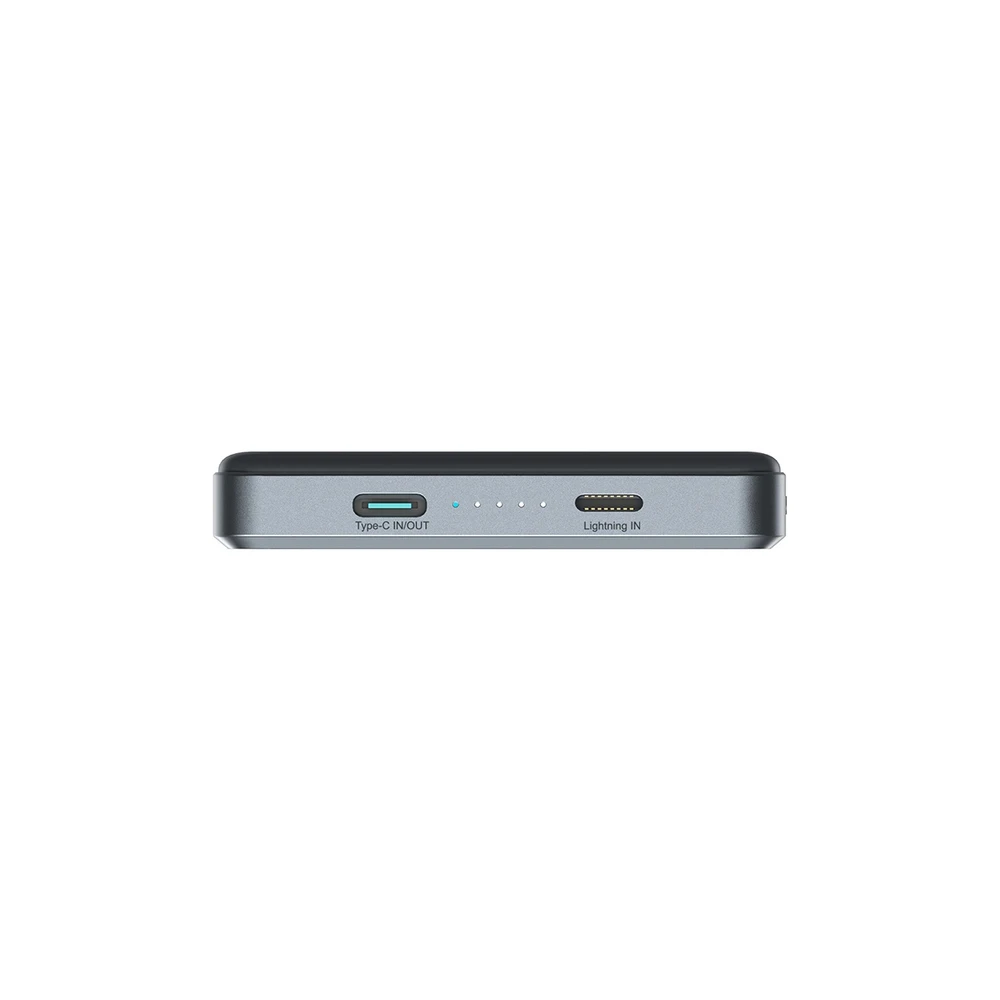 Joyroom JR-PBM08 Pro 10000mAh itin plonas išorinis akumuliatorius – pilkas
