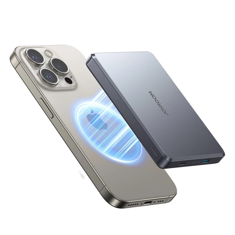 Joyroom JR-PBM08 Pro 10000mAh itin plonas išorinis akumuliatorius – pilkas
