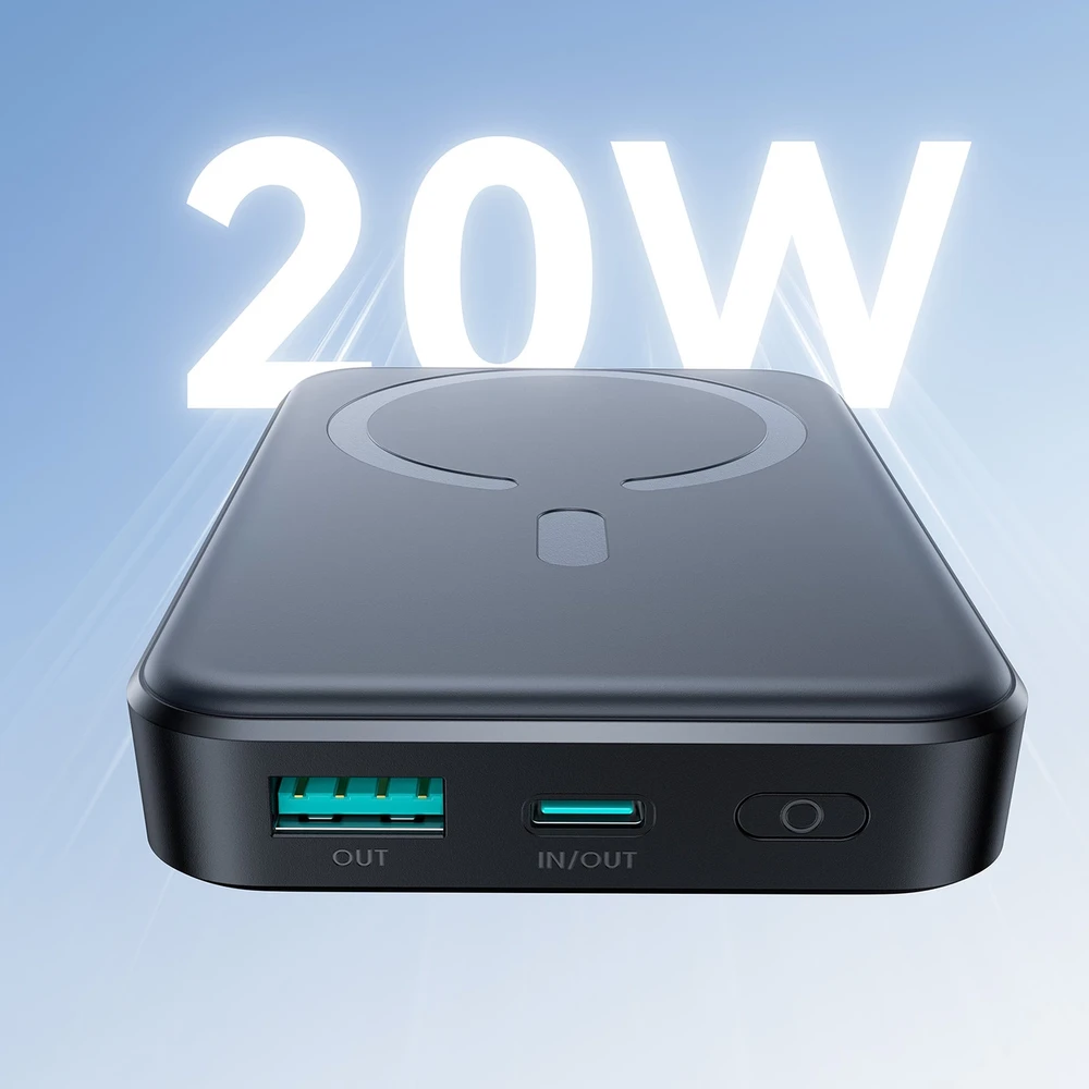 Mini Wireless PowerBank 20W 10000mAh Joyroom JR-W020 (juodas)