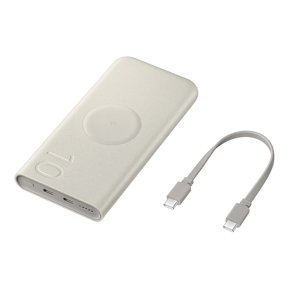 112803 EB-U2510XUE Samsung Wireless Powerbank 2x USB-C 25W 10000mAh rusvai gelsvas