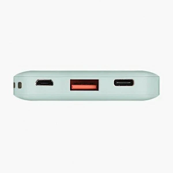 UNIQ Powerbank Fuele mini 8000mAh USB-C 18W PD Fast charge žalios spalvos