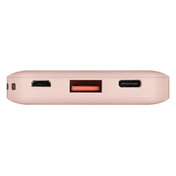 UNIQ Powerbank Fuele mini 8000mAh USB-C 18W PD Fast charge rožinės spalvos