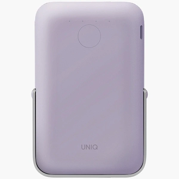 Powerbank Uniq Hoveo magnetinis 5000mAh USB-C 20W PD - violetinė