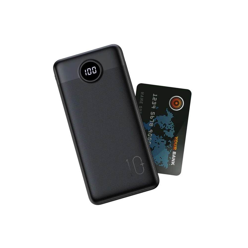 Powerbank Veger L10S (W1105PD) PD QC3.0 2A 20W 10000 mAh juodas