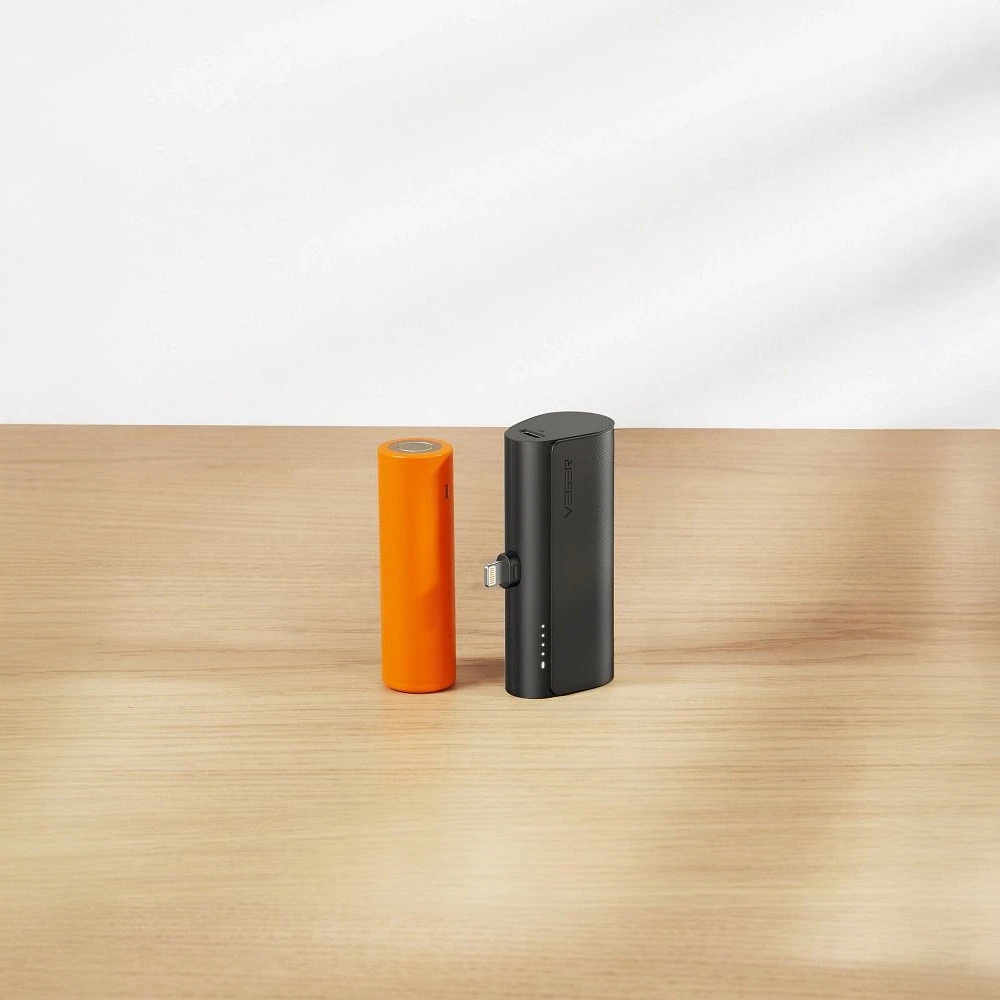 Išorinė baterija POWER BANK VEGER PlugOn (W0556P) lightning 5000mAh (20W) juoda