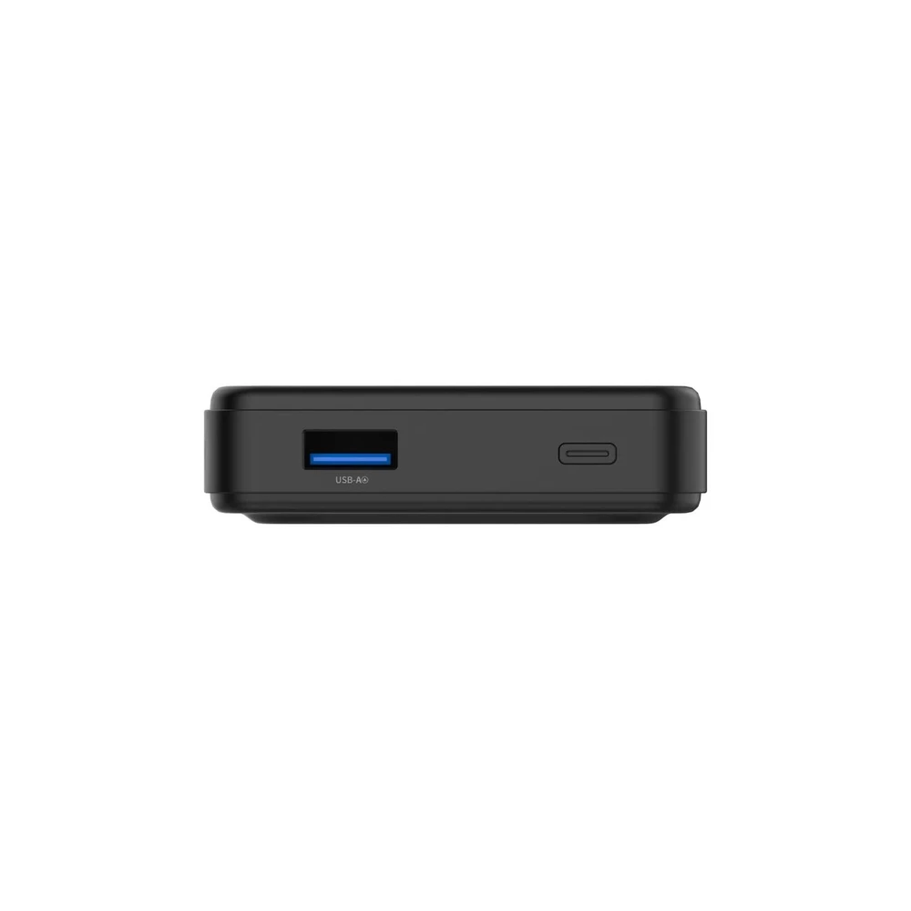 Powerbank Wozinsky WLWP-10KA0Y3S 22.5W PD Qi2 10000 mAh, su stoveliu, 1x USB-A, 1x USB-C – juodos spalvos