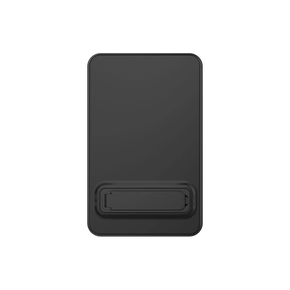 Powerbank Wozinsky WLWP-10KA0Y3S 22.5W PD Qi2 10000 mAh, su stoveliu, 1x USB-A, 1x USB-C – juodos spalvos
