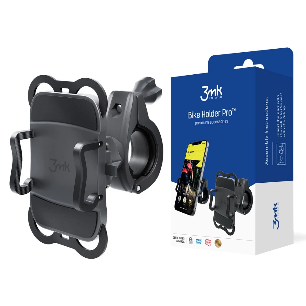 Universalus telefono laikiklis dviračiui 3mk Bike Holder Pro