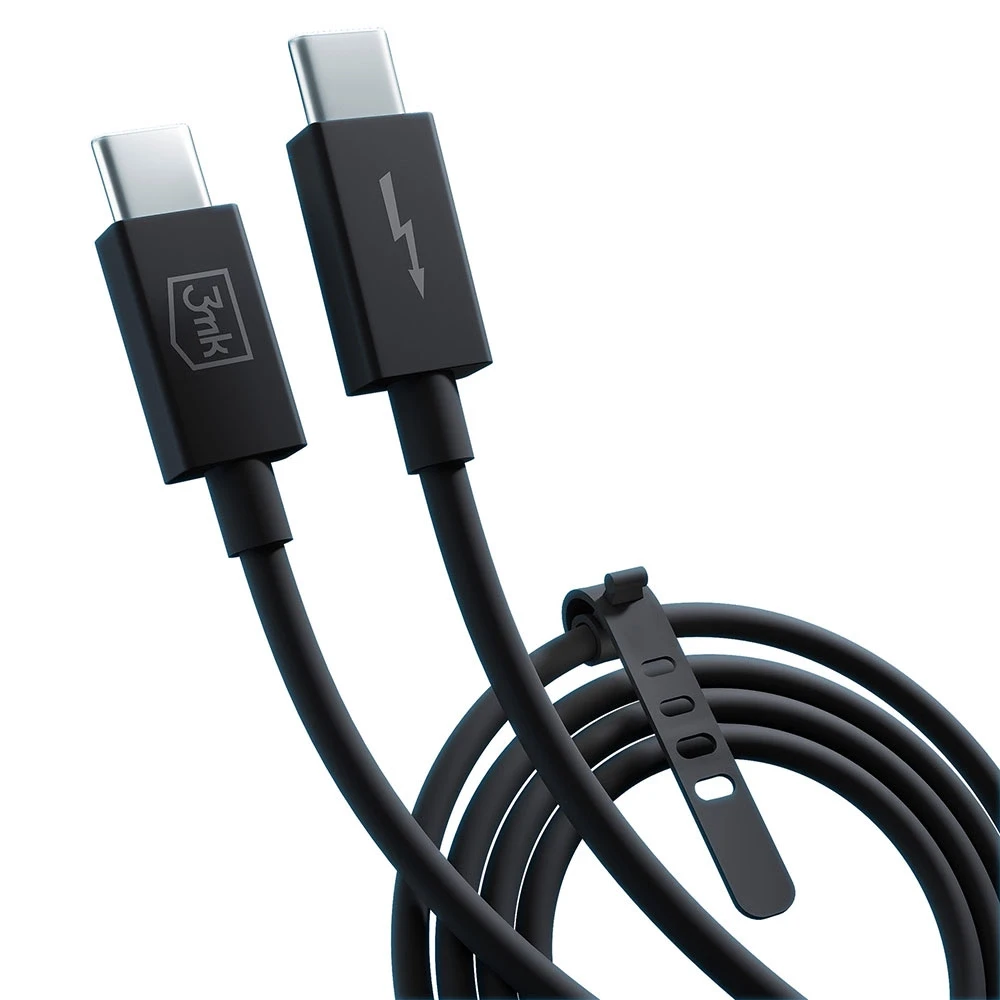 3MK Hyper ThunderBolt Kabelis USB-C/USB-C 1m 240W 5A 8K