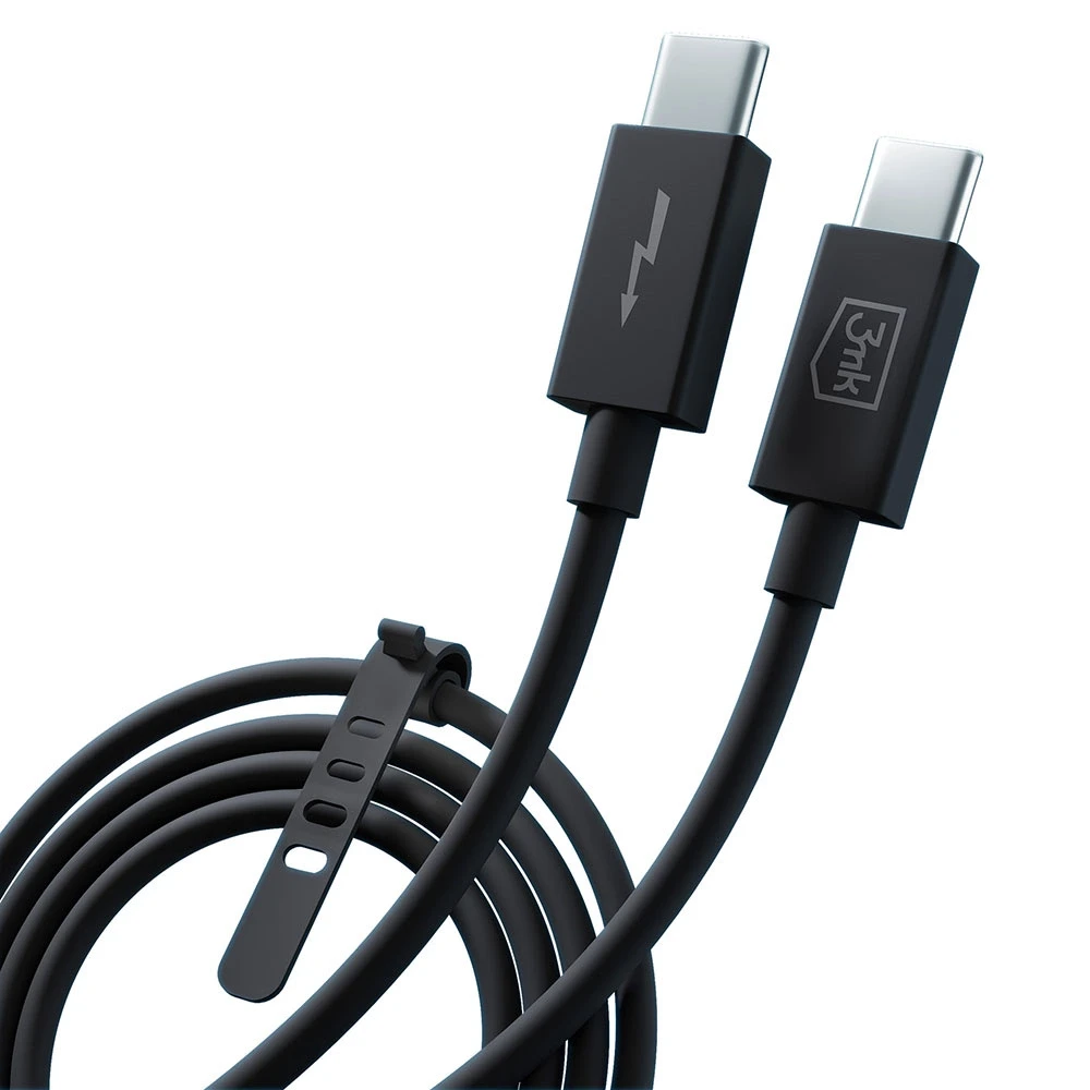 3MK Hyper ThunderBolt Kabelis USB-C/USB-C 1m 240W 5A 8K
