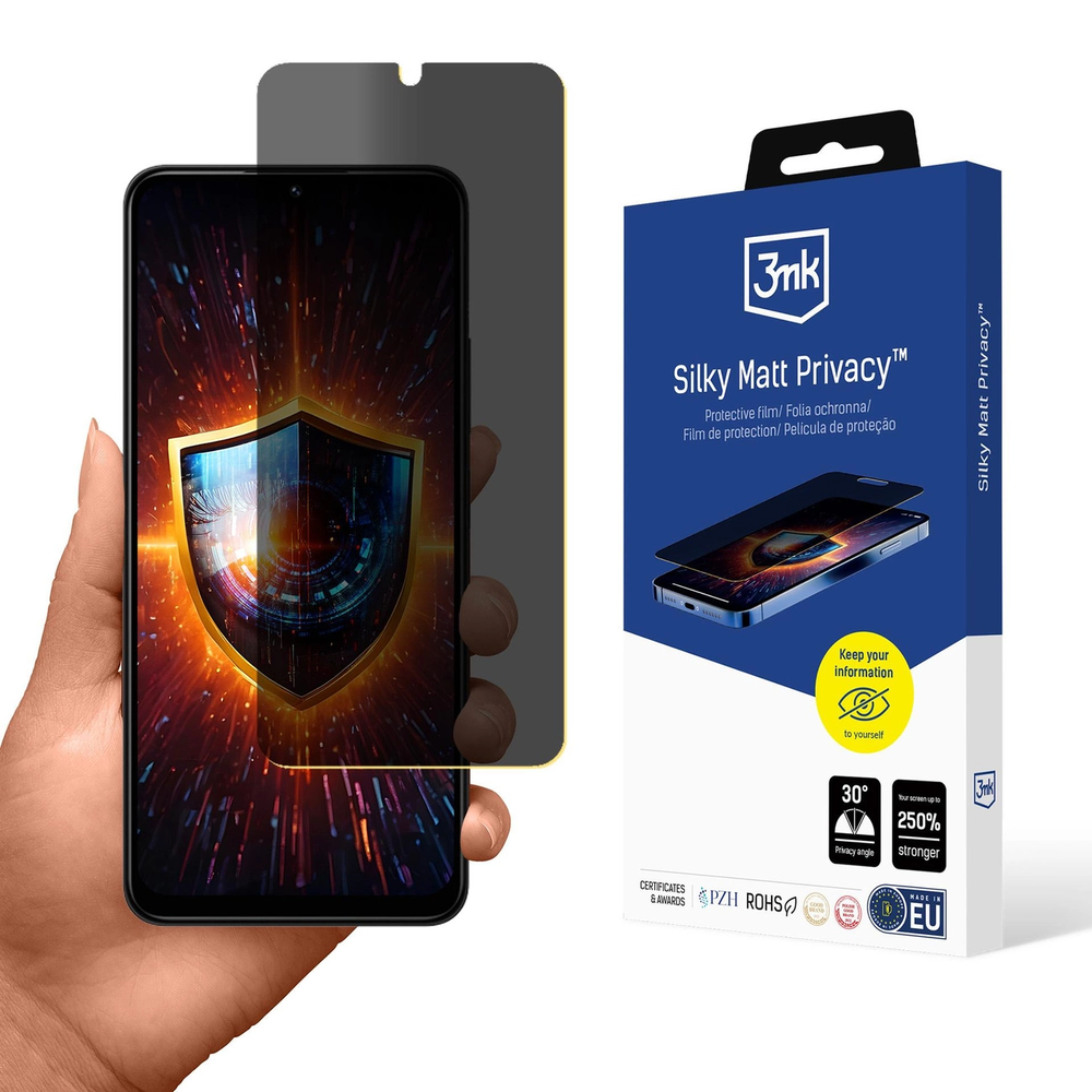 3Mk Protection „Redmi 14C“ / „POCO C75“ / „Redmi A4 5G“ – „3mk Silky Matt“ Privatumas