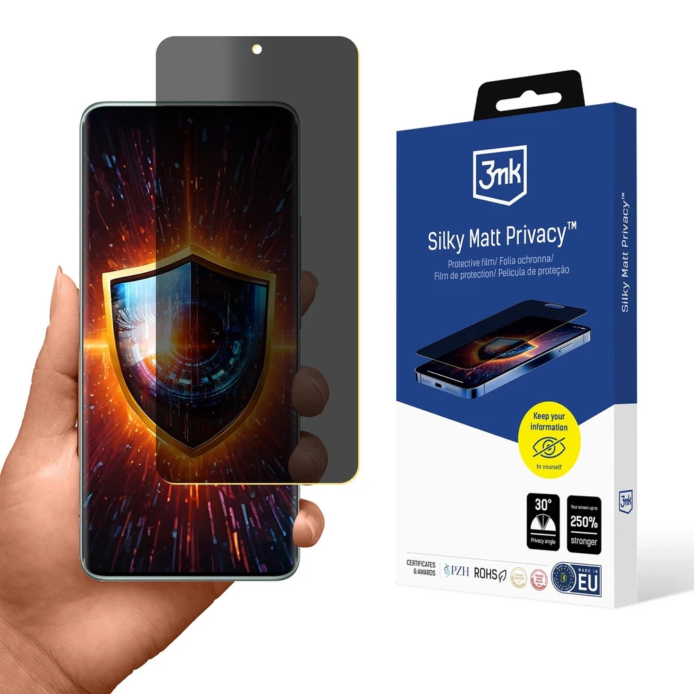 3Mk apsauga „Redmi Note 14 Pro 5G“ – „3mk Silky Matt“ privatumas