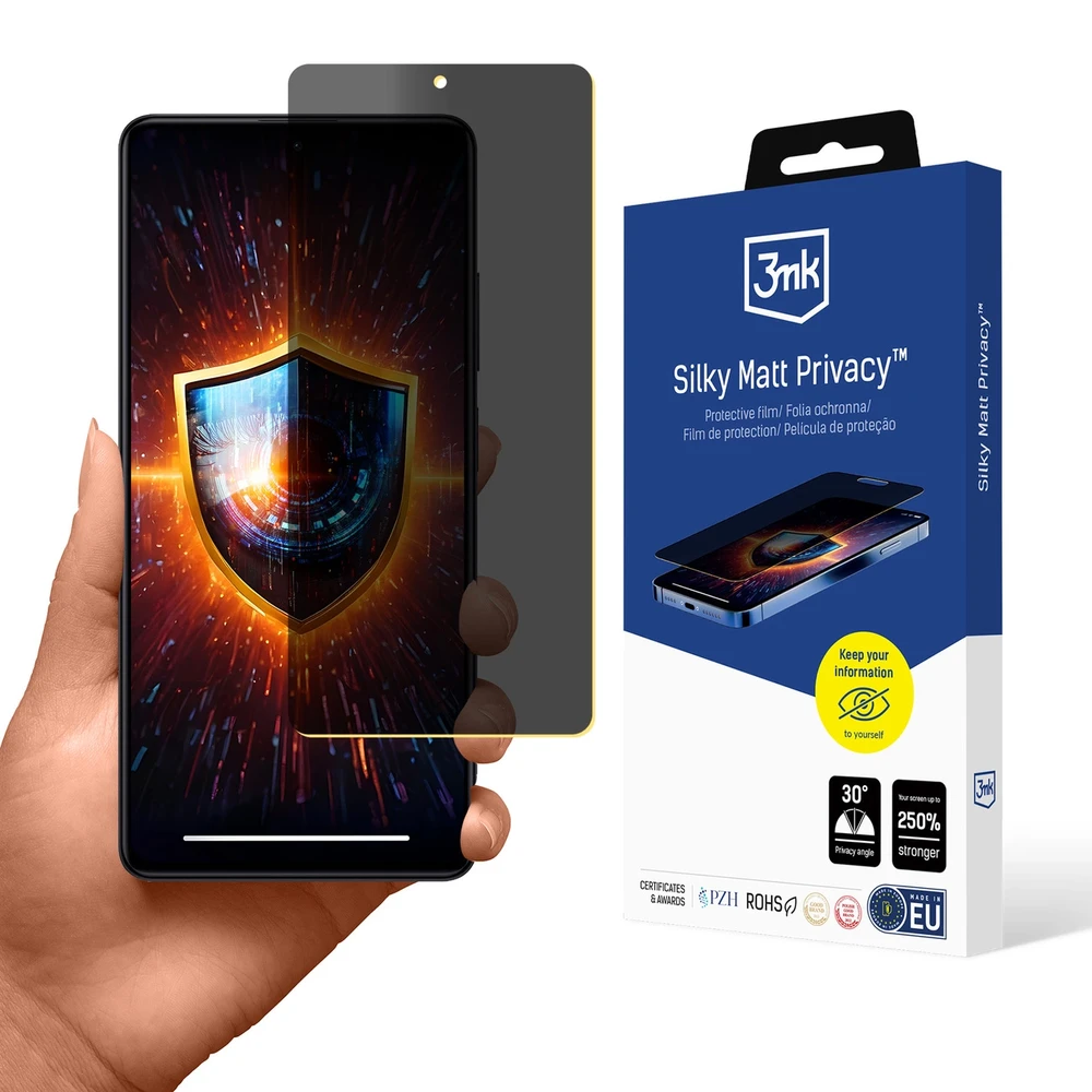 3Mk apsauga „Redmi Note 12 Pro“ – 3mk šilkinis matinis privatumas