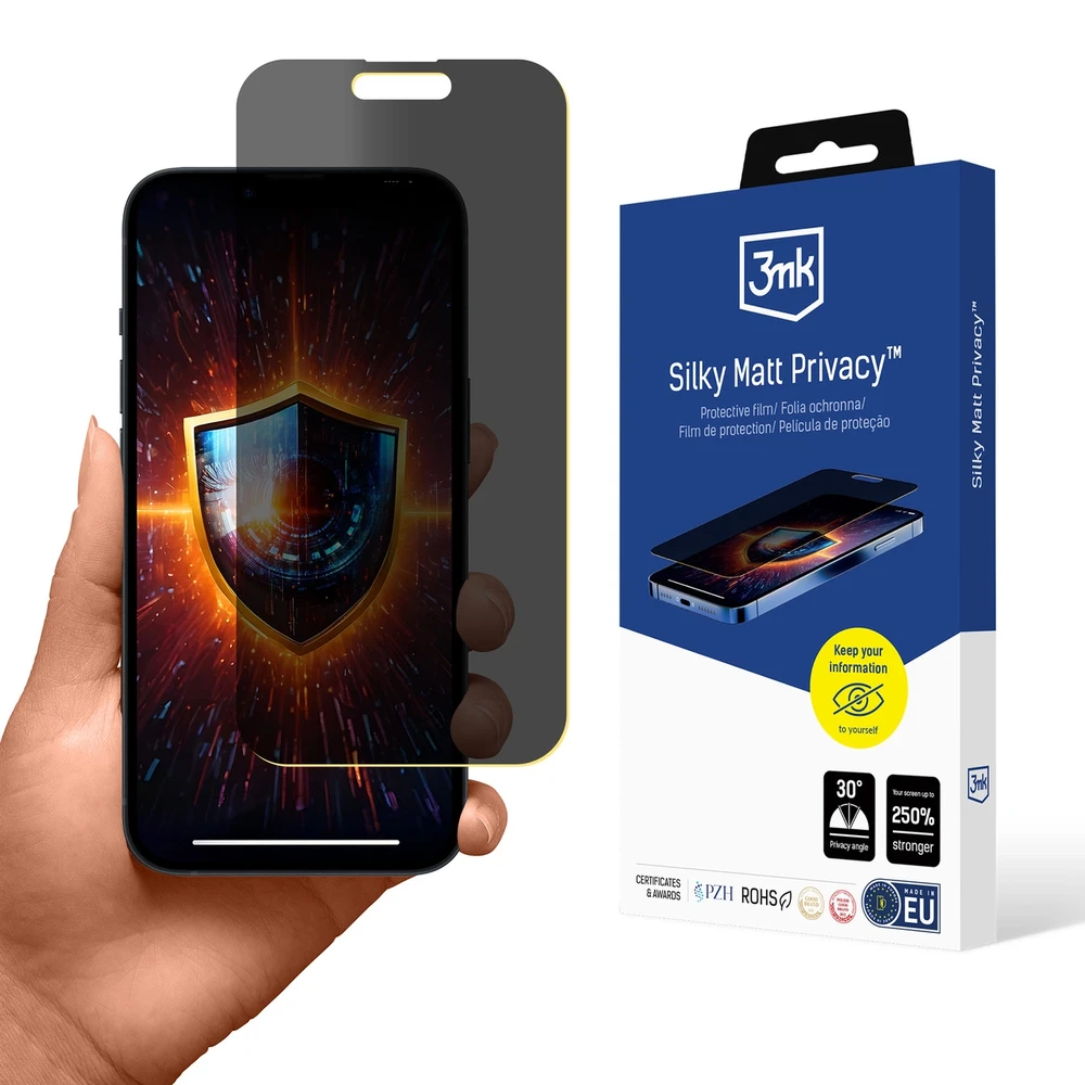 Apple iPhone 15 Pro – 3mk Silky Matt Privatumas