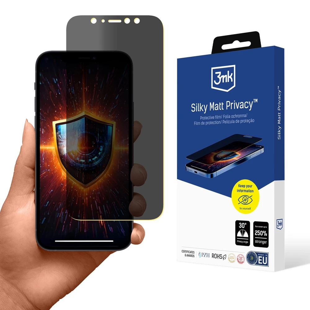 3Mk Privatumo apsauginė plėvelė iPhone 12 Mini su matiniu ekranu