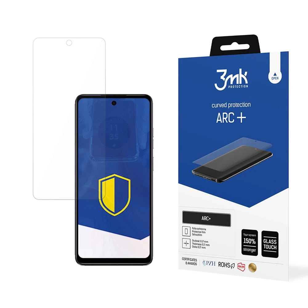 3MK plėvelė ARC+ Motorola Moto E14 plėvelė Fullscreen