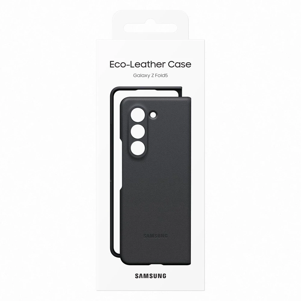 Dėklas „Samsung Galaxy Fold5 Eco“ odinis dangtelis iš grafito