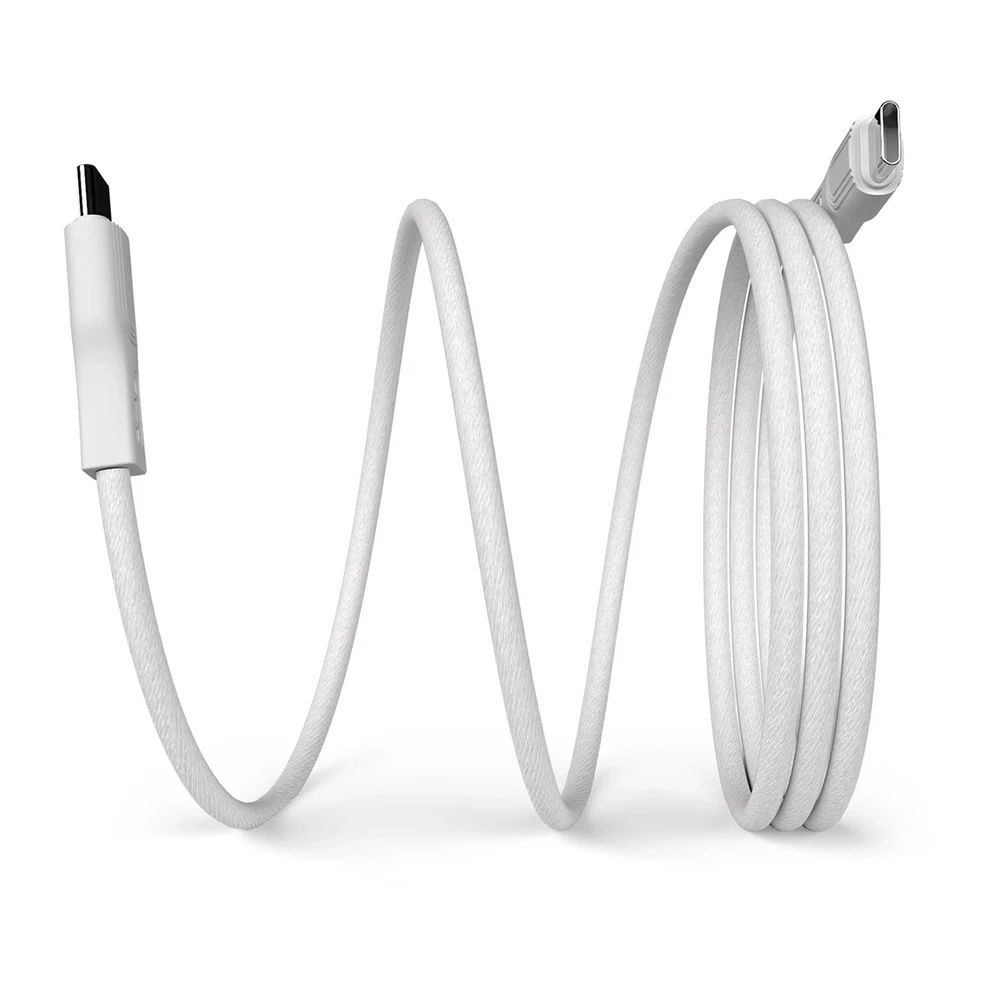Puro Elektrik Puro Magnetic USB-C – USB-C 60 W USB 3.2 (20 Gbps) 1 m magnetinis kabelis – baltas