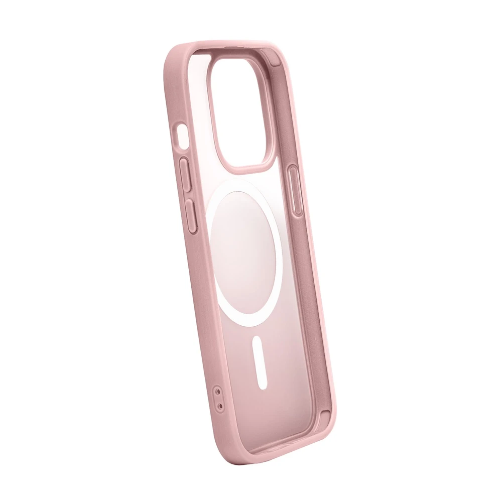 Puro Gradient MagSafe Silikoninis Apple iPhone 15 Plus – dėklas telefonui rožinės spalvos
