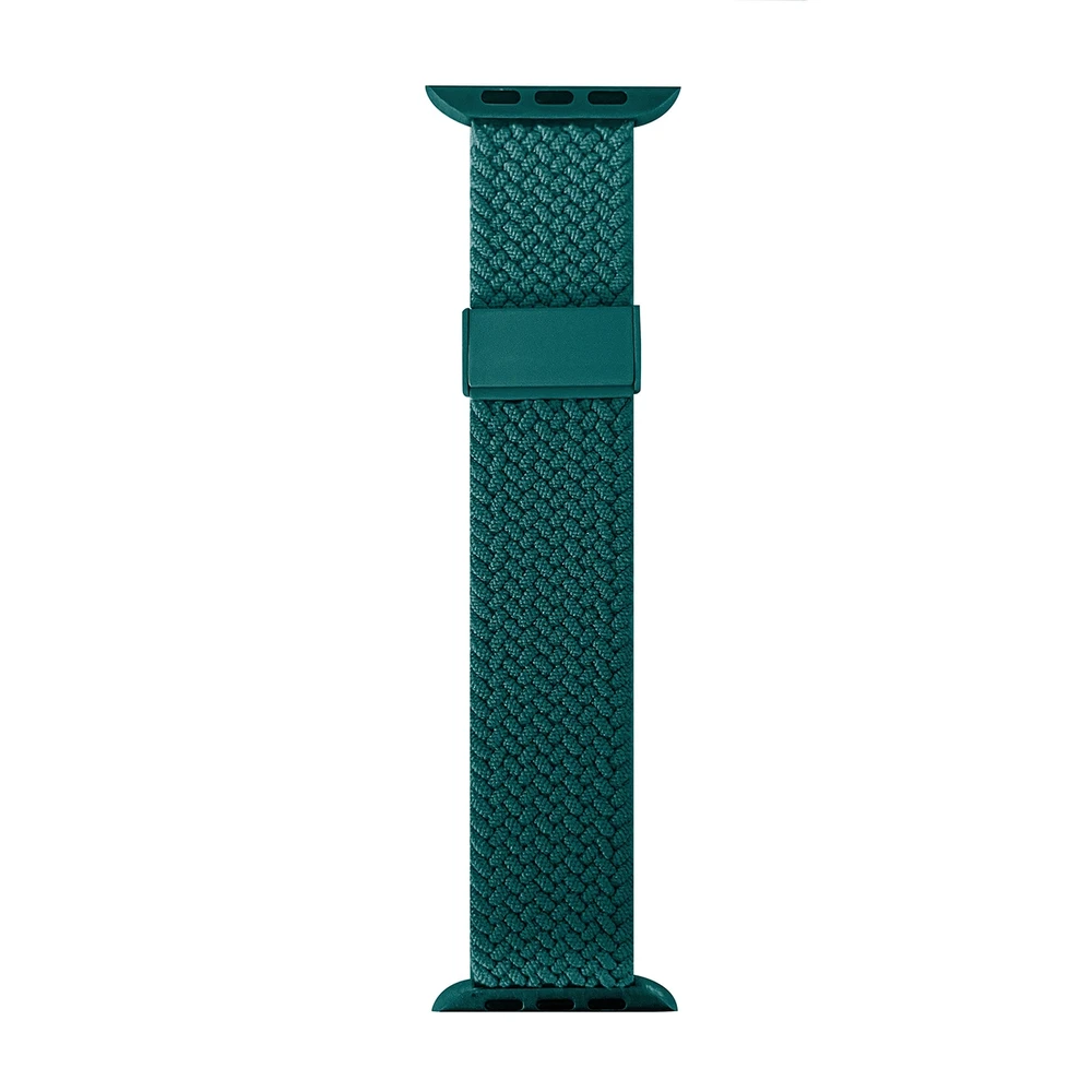 Puro ”LOOP” Elasticized Nylon apyrankė Apple Watch 42-44-45-49mm žalios spalvos