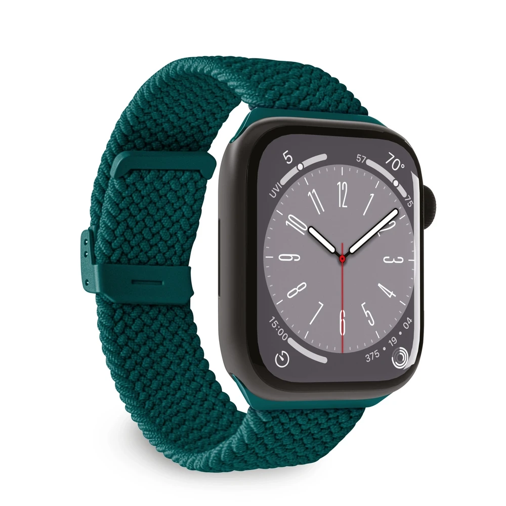 Puro ”LOOP” Elasticized Nylon apyrankė Apple Watch 42-44-45-49mm žalios spalvos