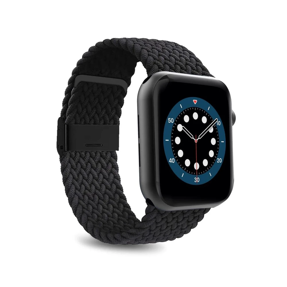 Išmaniojo laikrodžio Apple pintas dirželis, Juodos spalvos, 38/40mm