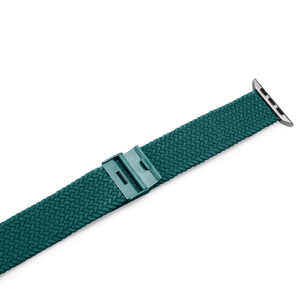 Puro ”LOOP” Elasticized Nylon apyrankė Apple Watch 38-40-41mm, žalios spalvos