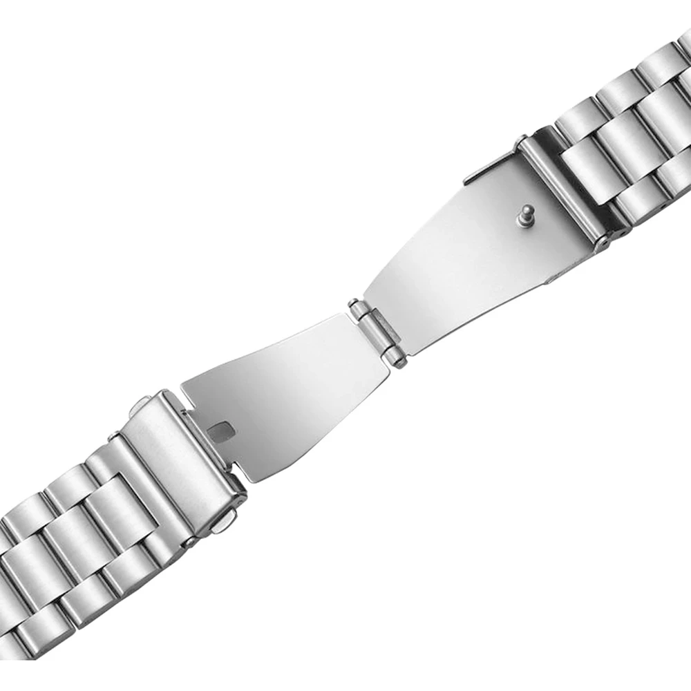 Puro METAL Stainless Steel apyrankė skirta Samsung Galaxy Watch 4 / 4 Classic / 5 / 5 Pro / 6 / 6 Classic - sidabro spalvos