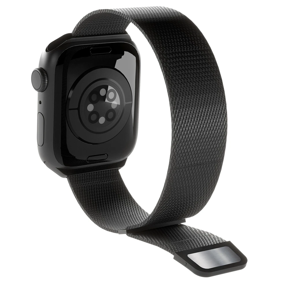 Puro ‘MILANESE’ apyrankė laikrodžiui Apple Watch 42-44-45-49m, juodos spalvos