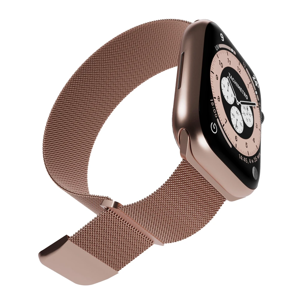 Milanese magnetinė apyrankė PURO skirta Apple watch 40mm, rožinė / PUMILAW40ROSE