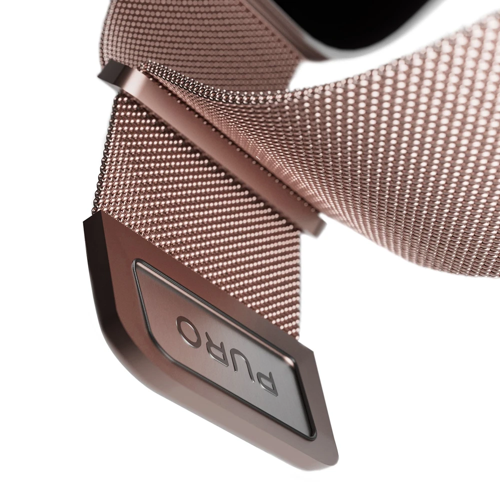 Milanese magnetinė apyrankė PURO skirta Apple watch 40mm, rožinė / PUMILAW40ROSE