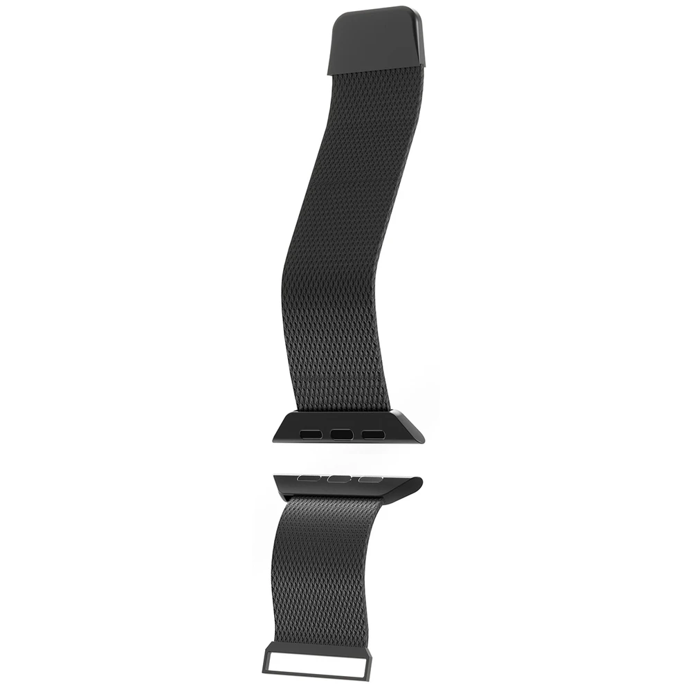 Puro 'MILANESE' apyrankė Apple Watch 38–40–41mm, juodos spalvos