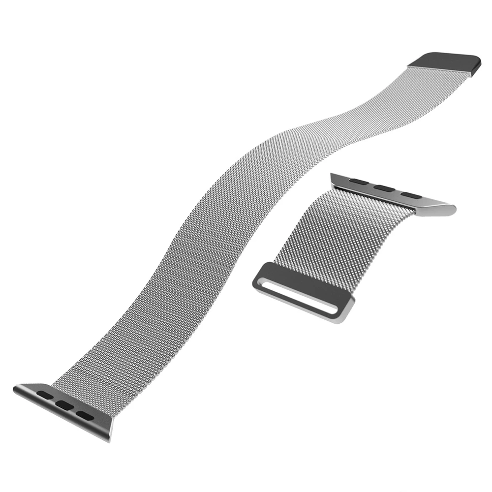 Puro ‘MILANESE’ apyrankė Apple Watch 42-44-45-49m, argento