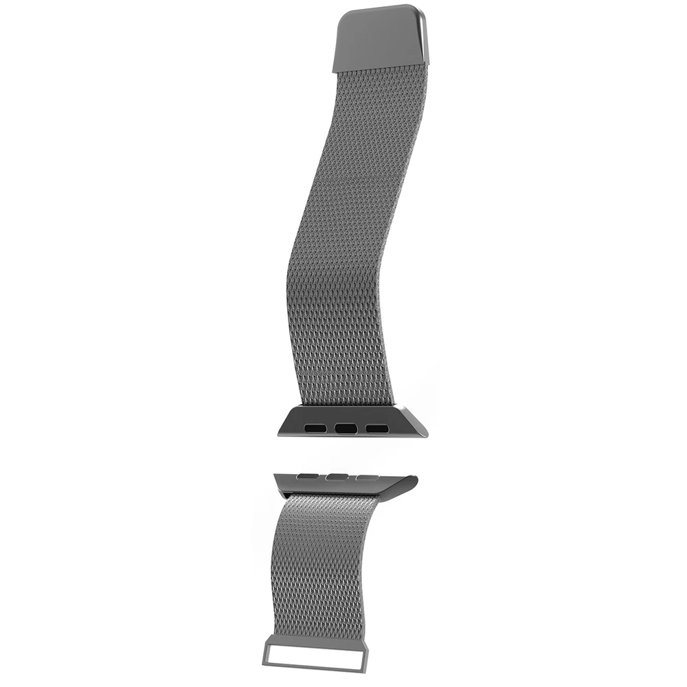 Puro ‘MILANESE’ apyrankė Apple Watch 42-44-45-49m, argento