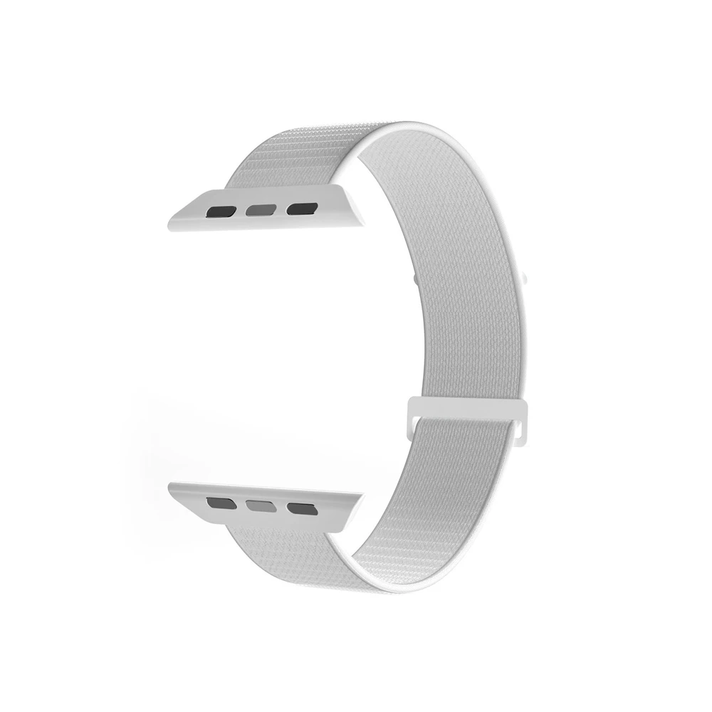 Puro ”SPORT” nylon apyrankė Apple Watch 42-44-45-49mm, baltos spalvos