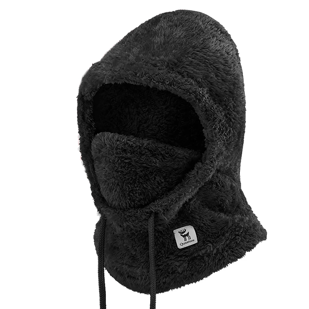 Qunature Arctic Velvet Ski Balaclava Size M – Juodas