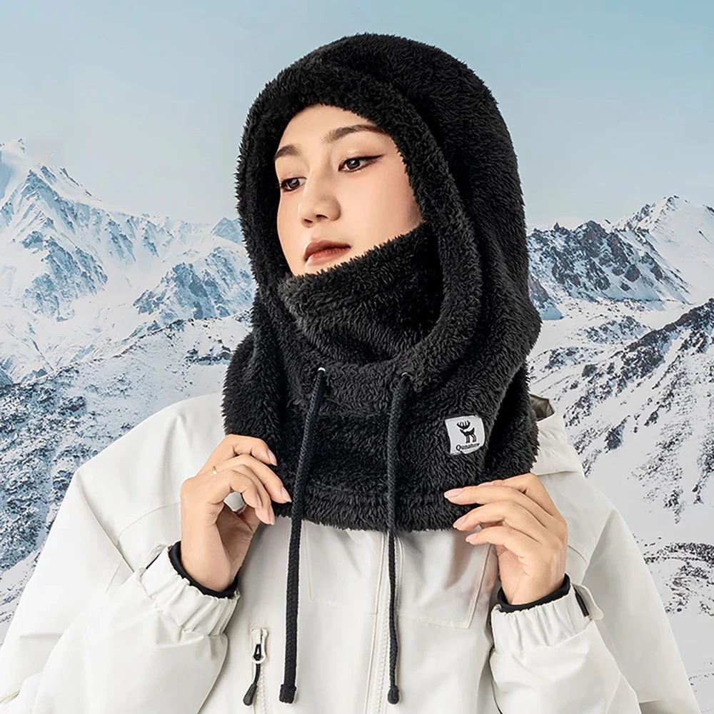 Qunature Arctic Velvet Ski Balaclava Size M – Juodas