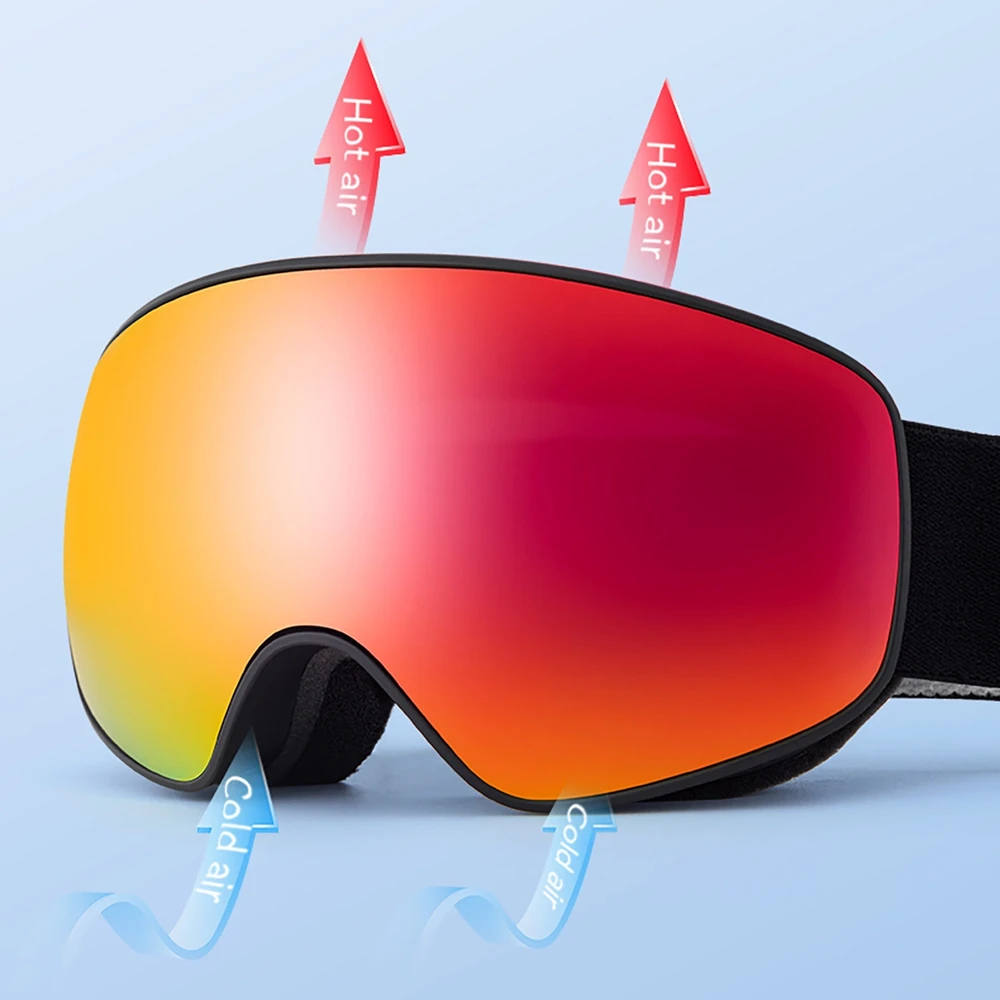 Qunature Juodas Ski Goggles Kids (Size M/L) – Juodas