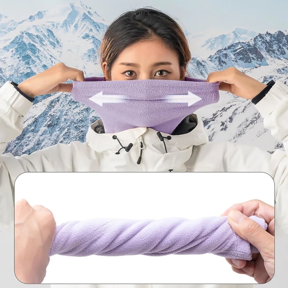 Qunature Oli ski scarf dydis L - rožinės spalvos
