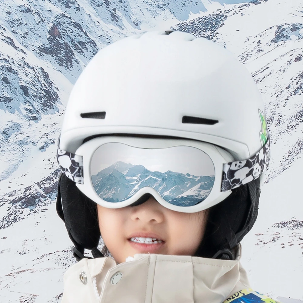 Qunature Panda Ski Goggles Kids – Juodas/Baltas