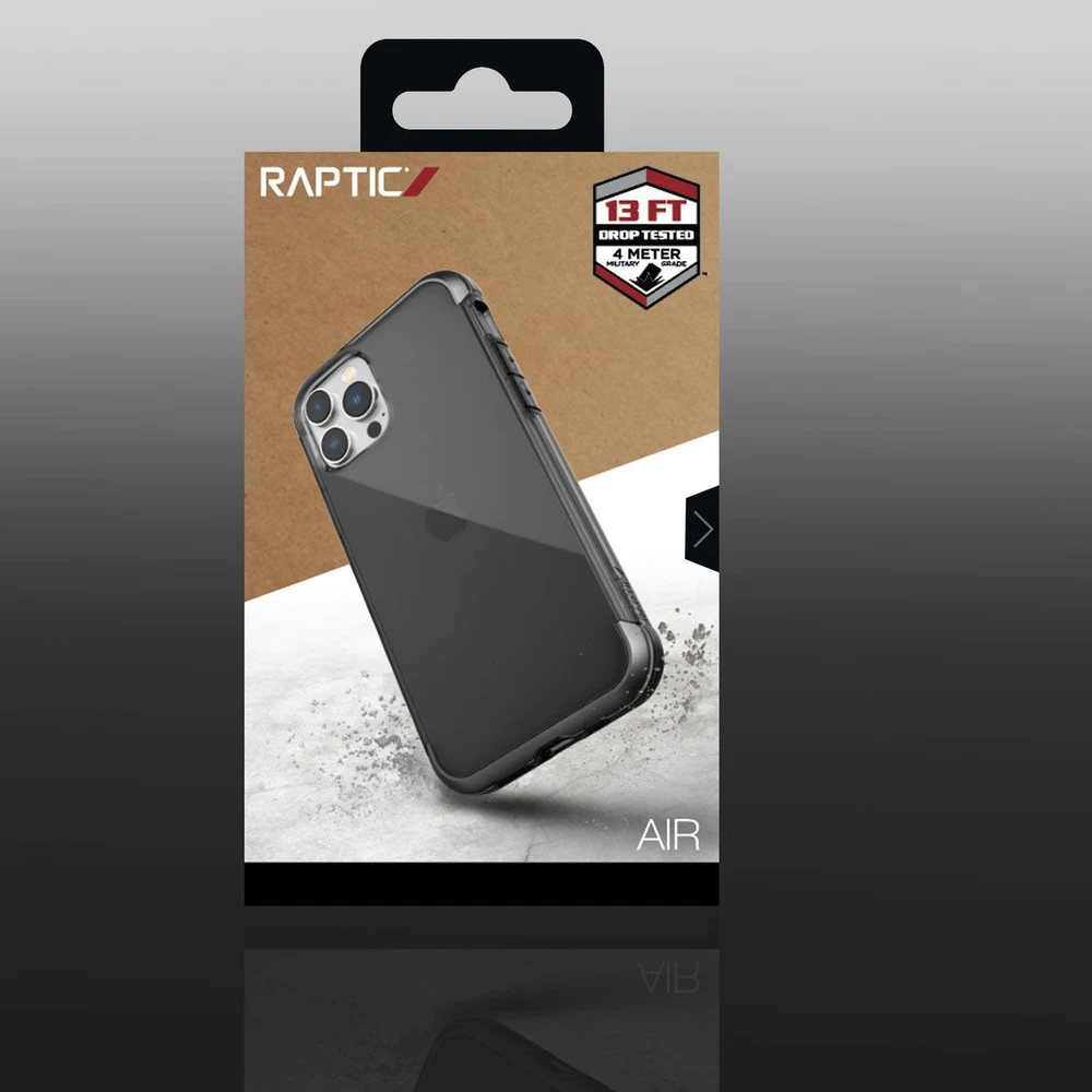 Raptic X-Doria Air iPhone 14 Pro Max armored dėklas telefonui juodos spalvos