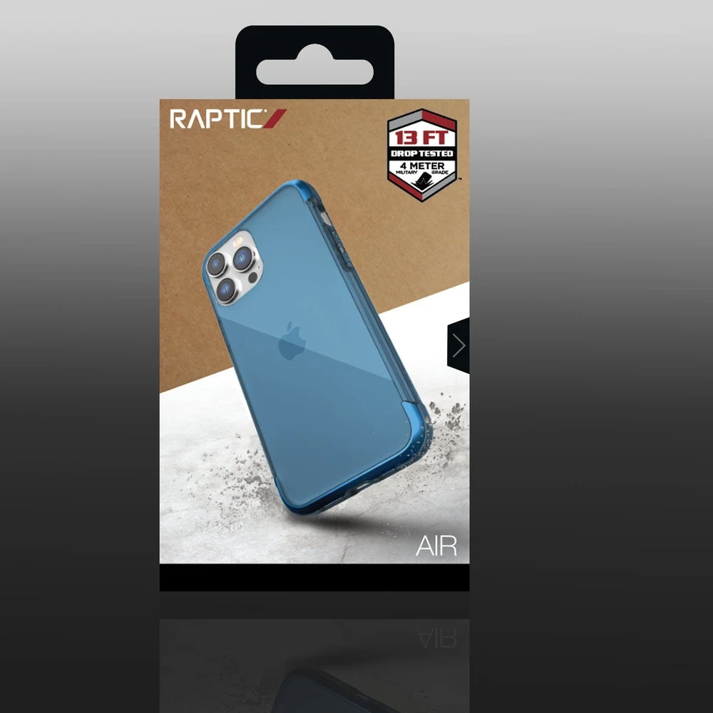 Raptic X-Doria Air Apple iPhone 14 Pro Max armored dėklas telefonui mėlynos spalvos
