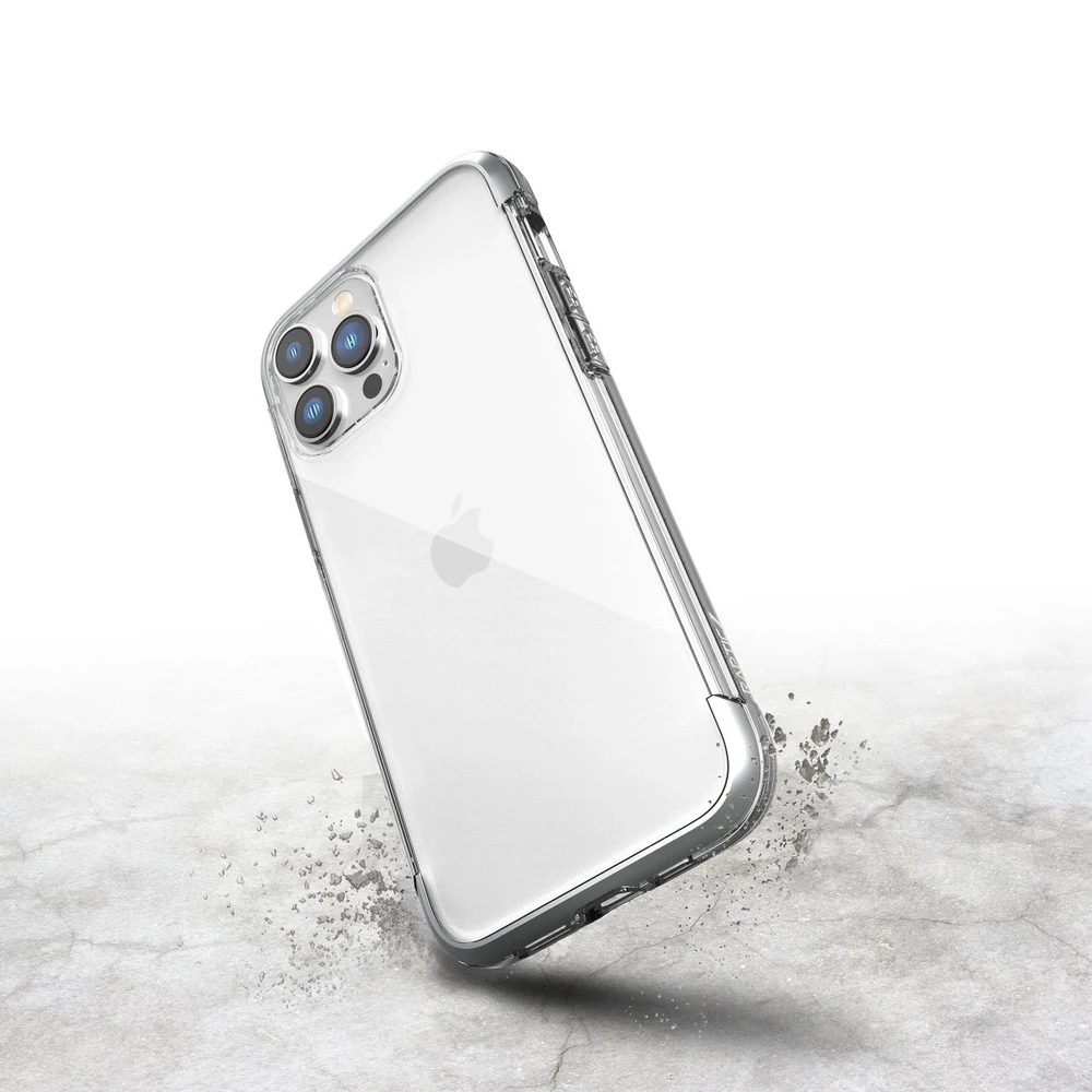 Raptic X-Doria Air Apple iPhone 14 Pro armored dėklas telefonui sidabrinės spalvos