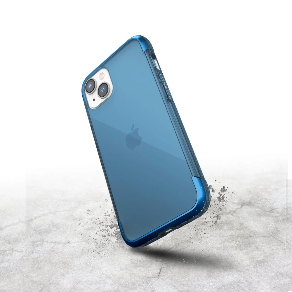 Raptic X-Doria Air Apple iPhone 14 armored dėklas telefonui mėlynos spalvos